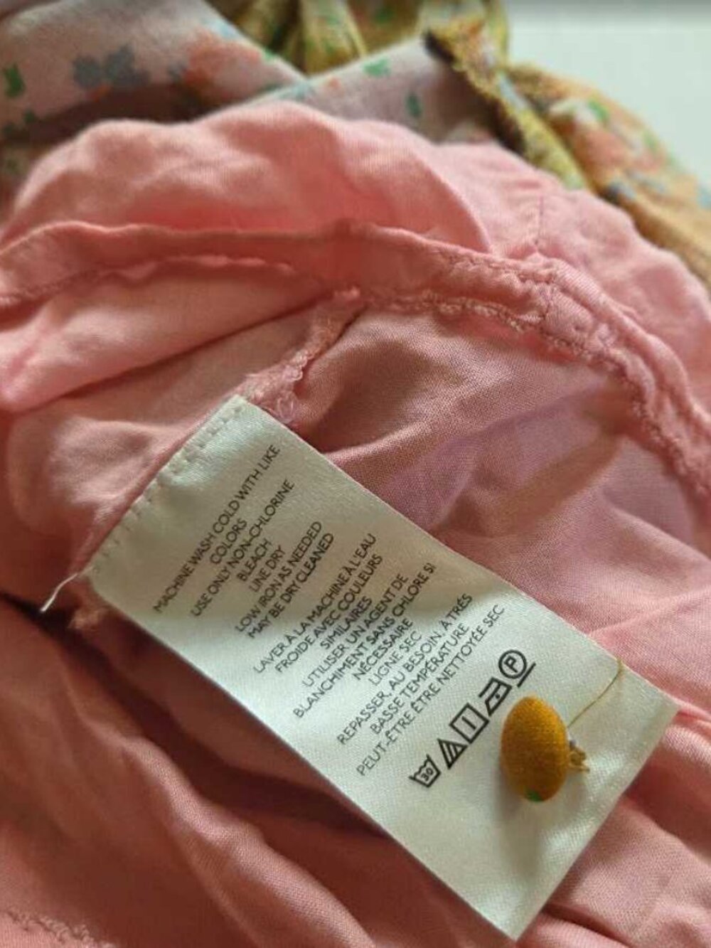 XSP By Anthropologie Tiered & True floral maxi prairie dress XS Petite #4 - Picture 8 of 12